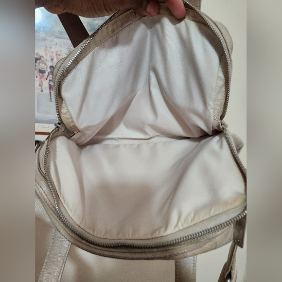 Authentic CHANEL travel line Hand Bag 2 way White CC 7186118 - Picture 6 of 16